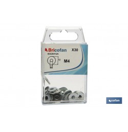 BLÍSTER DE 10 UDS. DIN-9021 M-8 ZINC VENTA UNITARIA