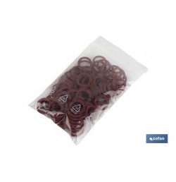 ARANDELA DE FIBRA ROJA M-6 X 10 X 1,5