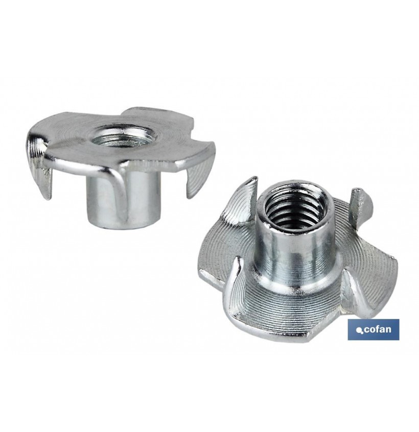 TUERCA CLAVABLE HIERRO ZINCADA M-6