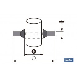 ARANDELA METAL GOMA M-18