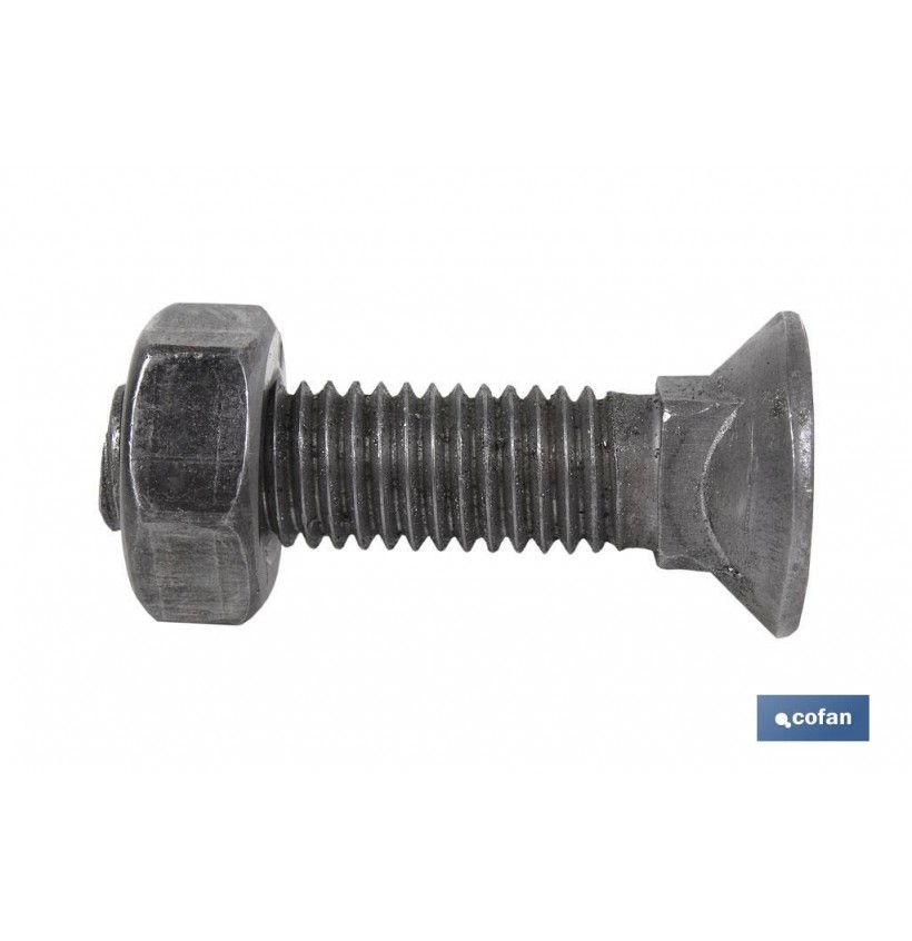DIN-608/934  C-6.8 7/16X50 PULIDO