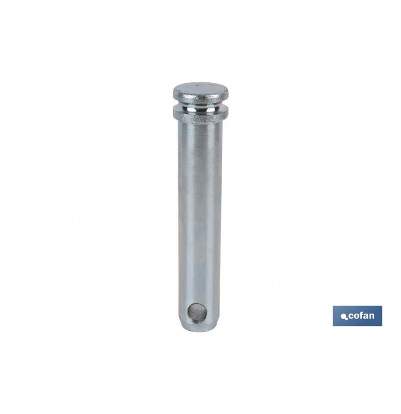 PERNO PARA TERCER PUNTO CON CABEZA Ø28 X 130 MM