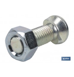 TORNILLO DOS PRISIONEROS C-8.8 M-12X45 ZINCADO