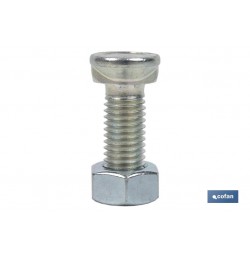 TORNILLO DOS PRISIONEROS C-8.8 M-14X35 ZINCADO