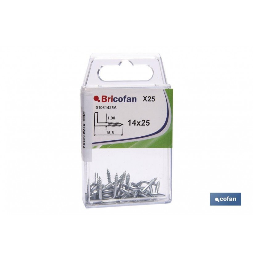 BLÍSTER DE 7 UDS. ALCAYATA ROSCADA 19X60 VENTA UNITARIA