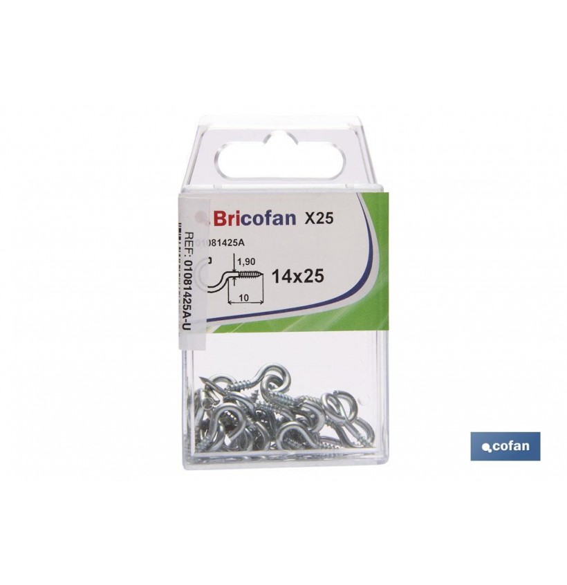 BL 15 UDS. 17X40 ZINCADO
