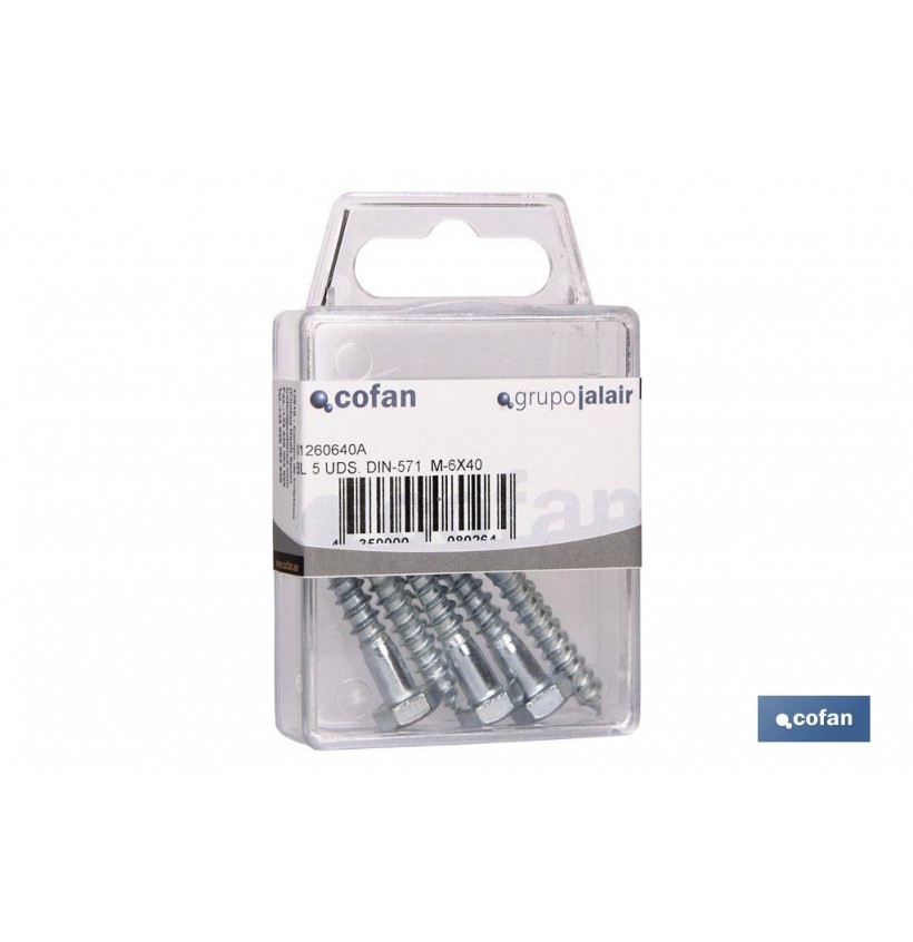 BLÍSTER DE 4 UDS. DIN-571  M-8X50 VENTA UNITARIA