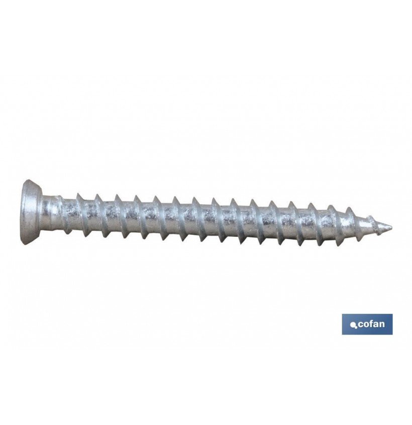 TORNILLO HORMIGÓN PLANA TORX 7,5X100