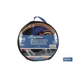 PINZAS DE ARRANQUE AISLADAS DE COBRE/ACERO 3 M 400 AMP TUV/GS