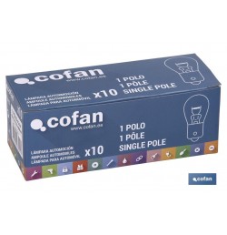 LÁMPARA COFAN PY21W 12V (BA15s) AMBAR venta unitaria