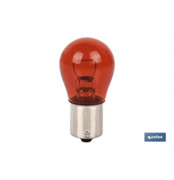 LÁMPARA COFAN PY21W 12V (BA15s) AMBAR venta unitaria