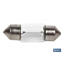 LÁMPARA PLAFONIER C10W (11X31mm) 12V venta unitaria