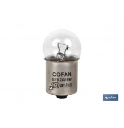 LÁMPARA COFAN PILOTO R5W (BA15s) 24V venta unitaria