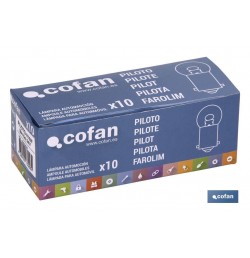 LÁMPARA COFAN PILOTO R10W (BA15s) 24V venta unitaria