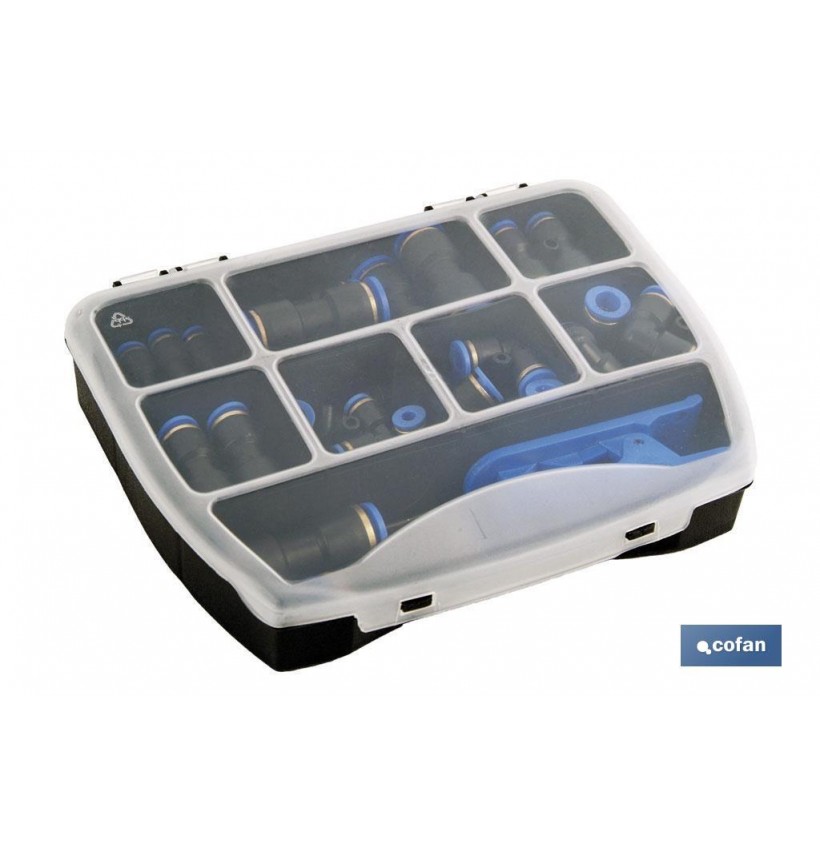 SURTIDO EMERGENCIA RACORES PLÁSTICO (38 pcs)