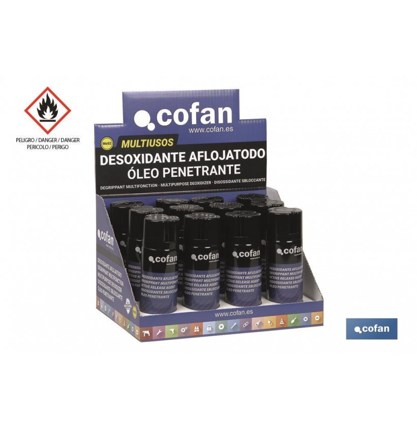 EXPOSITOR AFLOJATODO 400ML. 12 UNDS.