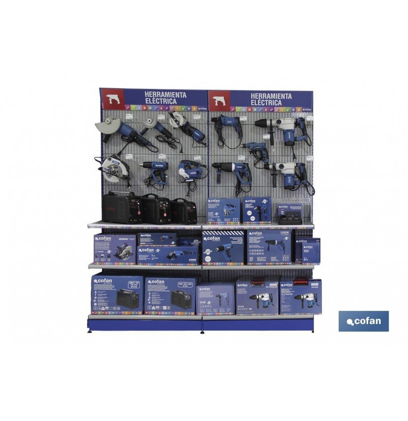EXPOSITOR MODULAR DE HERRAMIENTA ELÉCTRICA CON CABLE