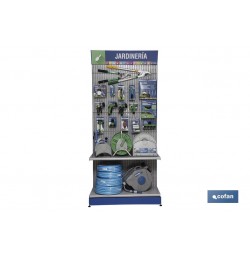 EXPOSITOR COMPLETO DE HERRAMIENTAS DE  JARDINERÍA