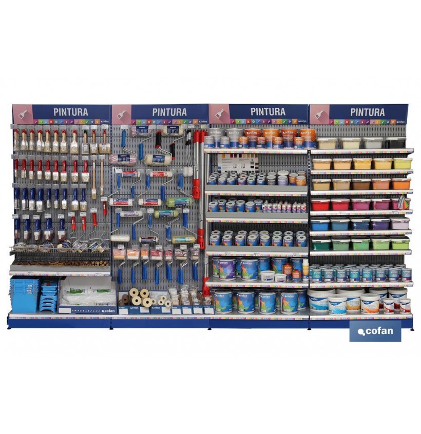 EXPOSITOR MODULAR PINTURA Y ACCESORIOS