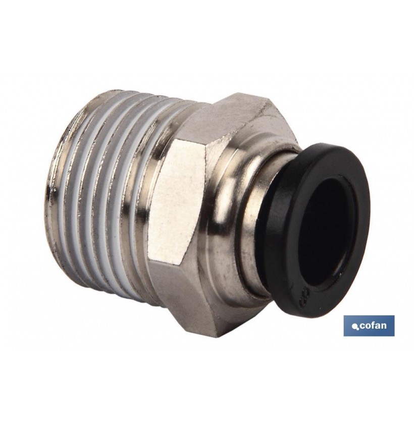 RACOR ROSCADO RECTO T-12, R-1/4