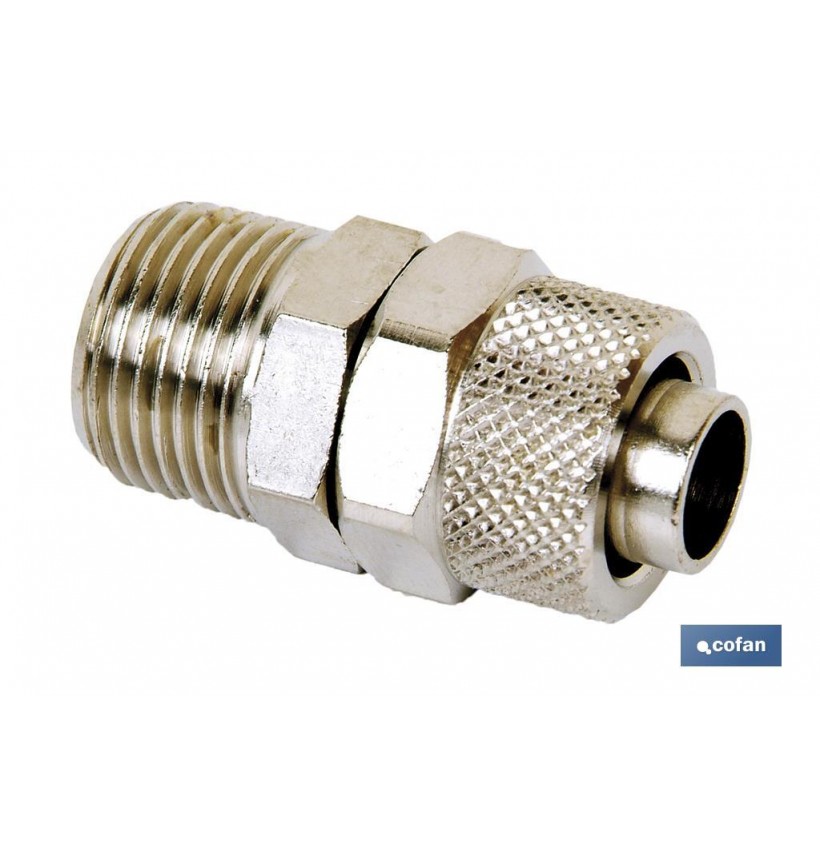 RECTO MACHO CONICO T6/4 - R3/8