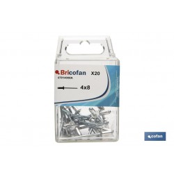BL 20 UDS. REMACHE AL 4X8