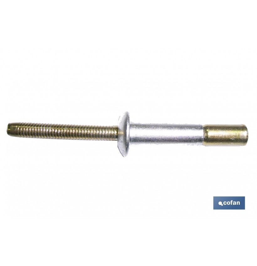 REMACHE ACERO ESTRUCTURAL 4,8 X 14 MM