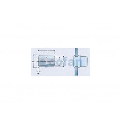 TUERCAS REMACHABLES ACERO ANCHAS M5
