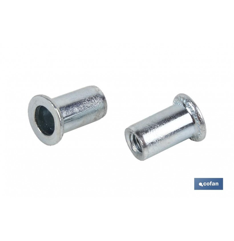 TUERCAS REMACHABLES ACERO ANCHAS M12