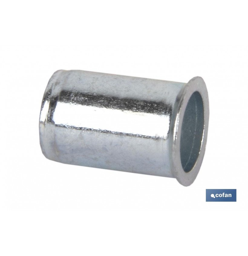 TUERCAS REMACHABLES ACERO BAJAS M4