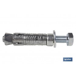 ANCLAJE ZAMAK HPM M-6x50 CON TORNILLO 8.8