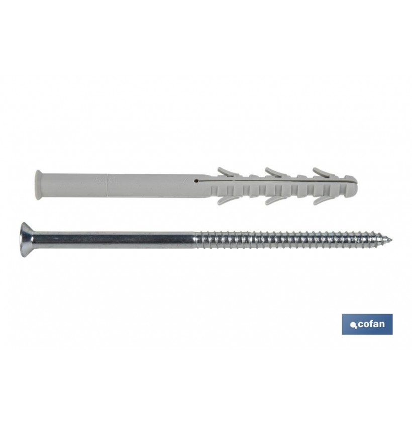 TACO LARGO DE GOLPE CON TORNILLO TORX Ø10 X 120 MM