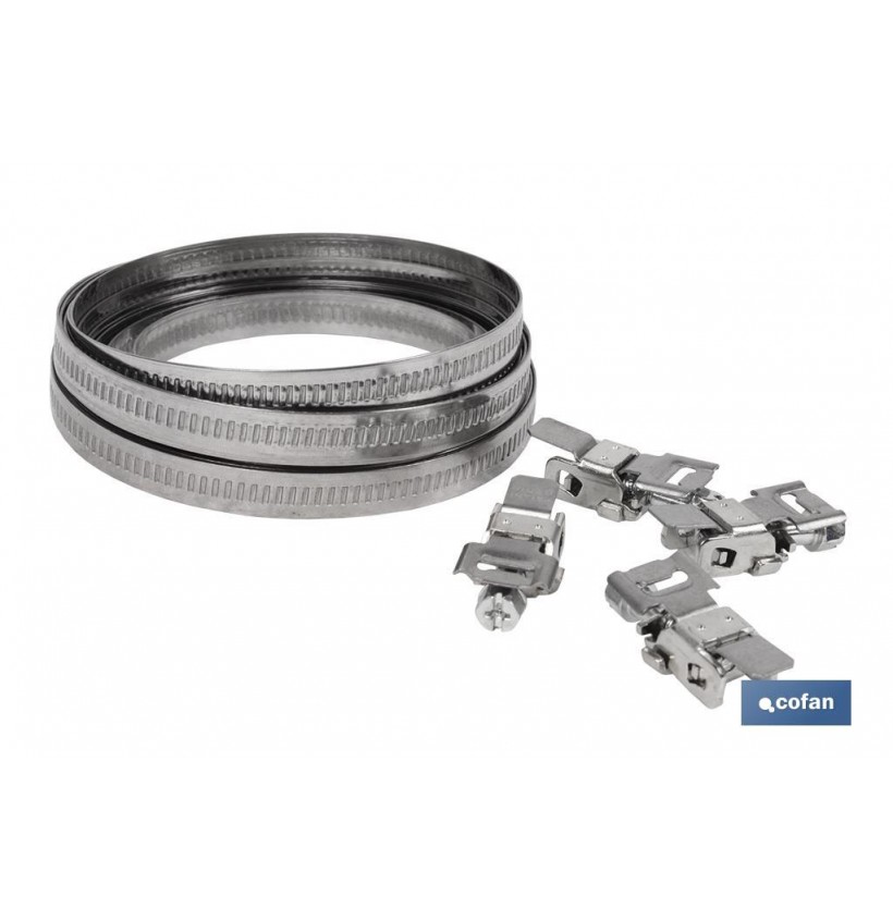 ABRAZADERA CONTINUA PARA CORTAR EN 3 MTS (9 MM)