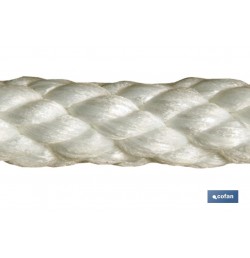CARRETE CUERDA NYLON MATE 4/C 10 MM 100 MTS BCO