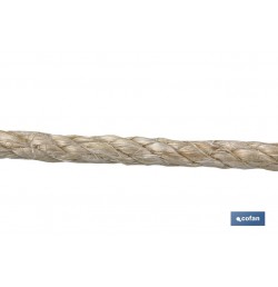 CUERDA SISAL 4 CABOS 10 MM 50 MTS NATURAL