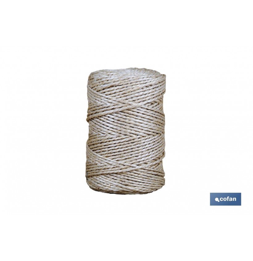 BOBINA SISAL PITA 3 CABOS 750 GRS NATURAL