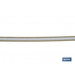 CUERDA ELASTICA(LATEX 1ª) 8 MM 200 MTS BCO