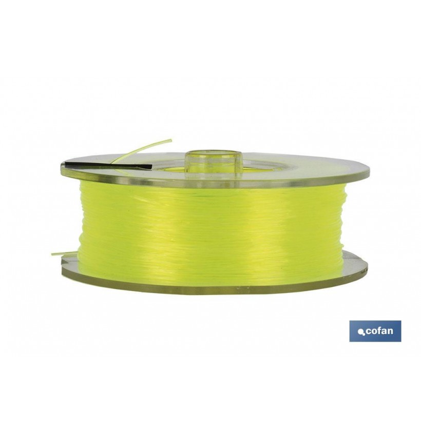 BLISTER HILO DE SEDAL 0.9 MM 100 MTS AMARILLO