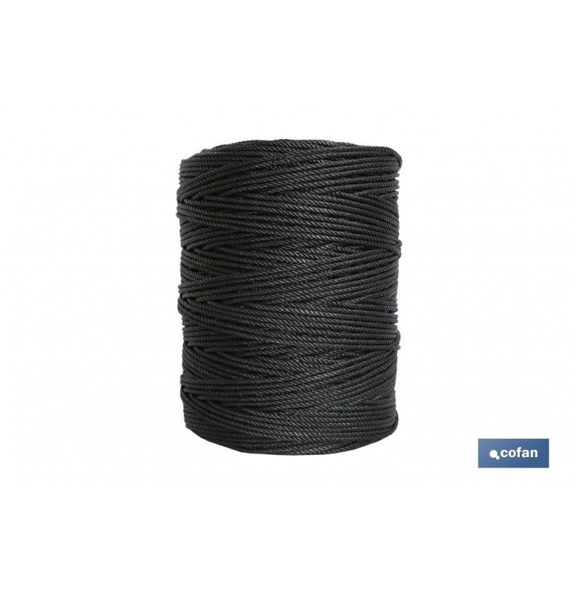 ROLLO 500 MTS. CUERDA PLASTICO 5mm (MOD TELEF.)