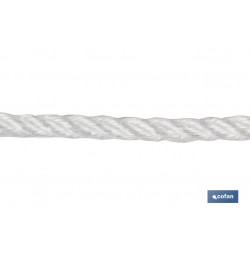 MADEJA CUERDA PLÁSTICO 5MM 10M BLANCO
