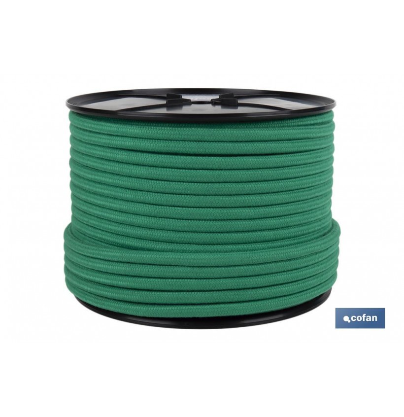 CARRETE ESCOTA NÁUTICA 14 MM 100 M VERDE