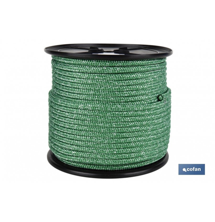 CARRETE DRIZA NÁUTICA 10 MM 100 M VERDE