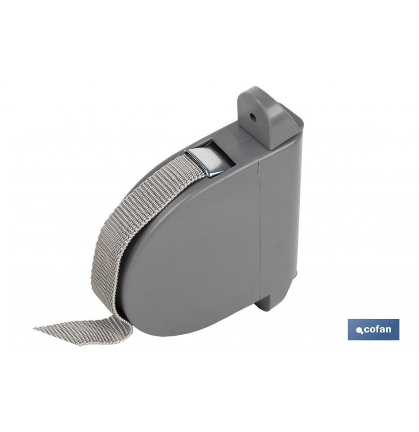 RECOGEDOR ABATIBLE PERSIANA GRIS 6MX14 MM