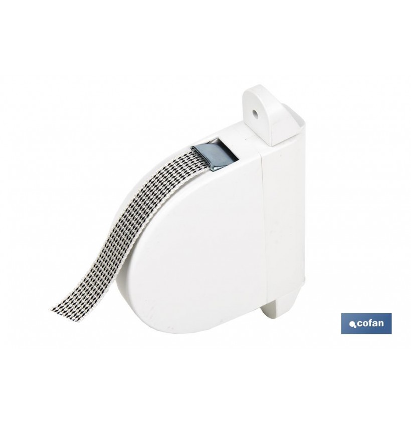 RECOGEDOR ABATIBLE PERSIANA MARFIL 6MX20 MM