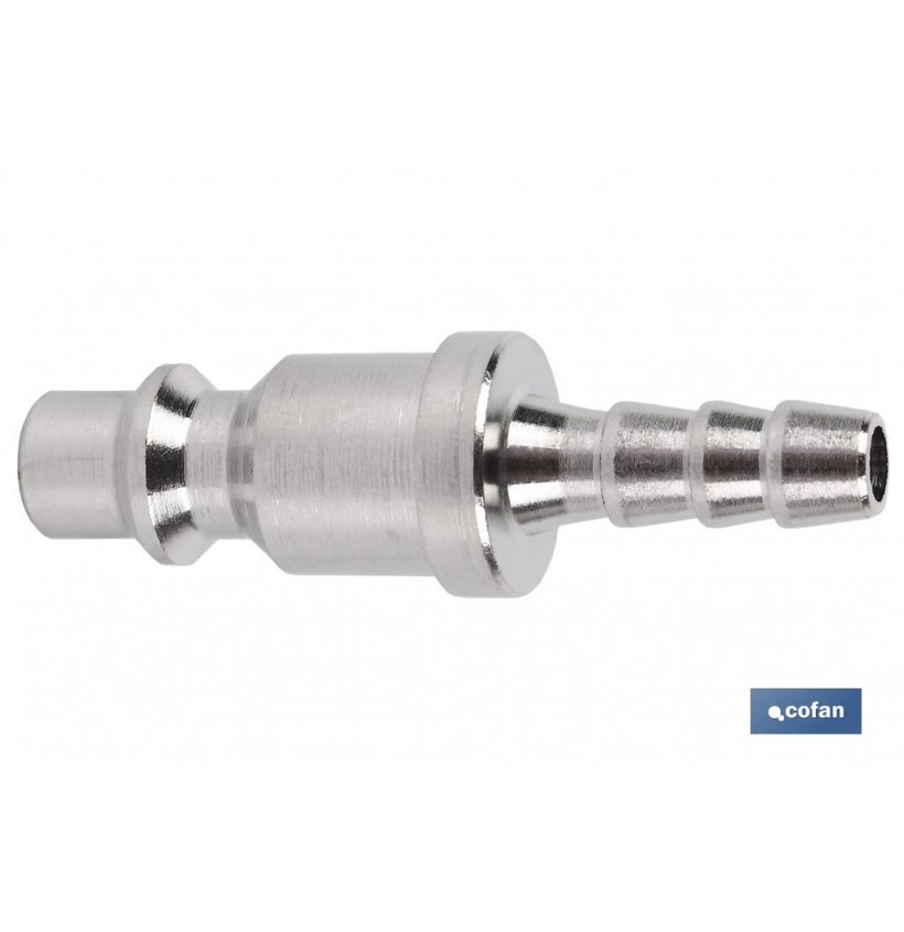CONECTOR AIRE CON ESPIGA TUBO 6 MM