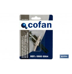 CONECTOR AIRE CON ESPIGA TUBO 12 MM