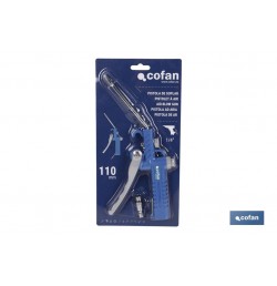 PISTOLA SOPLAR PLASTICO LARGA 110mm.