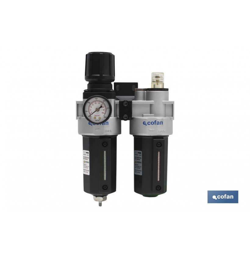 FILTRO REGULADOR+LUBRICANTE 3/8