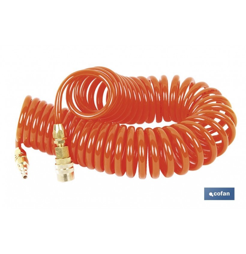 ESPIRAL 15MTS. R-1/4 MANGUERA AIRE 8X12
