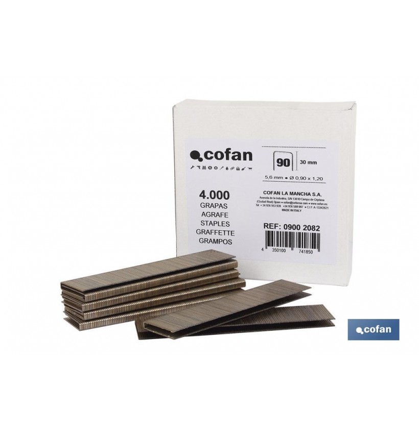 CAJA DE GRAPAS 90/30mm (5.000 PCS)